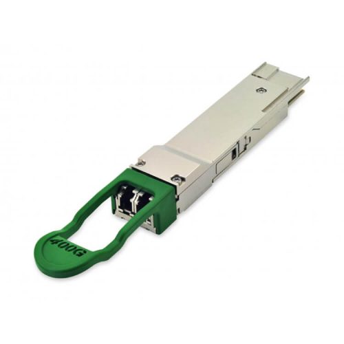 400G QSFP-DD module, 4xCWDM, 2km over SMF with FEC, DDM, duplex LC connector, 0°C ~ +70°C temp range