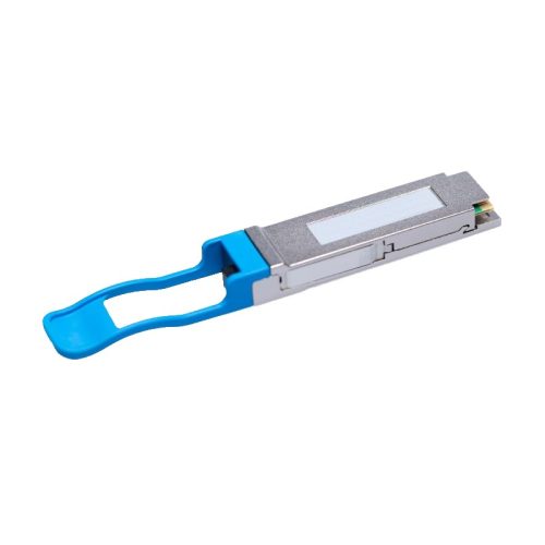 100G BiDi QSFP28 module, TX:1271nm/RX:1331nm, 40km over SMF with FEC, DDM, simplex LC connector, 0°C ~ +70°C temp range