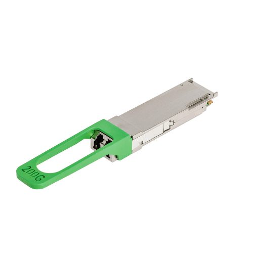 200G QSFP56 module, 4xCWDM, 2km over SMF with FEC, DDM, duplex LC connector, 0°C ~ +70°C temp range