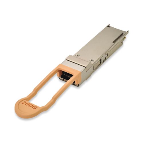 200G QSFP56 module, 4x850nm, 70m over OM3 MMF with FEC, DDM, MPO/APC connector, 0°C ~ +70°C temp range