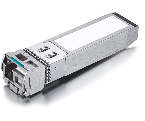 10G BiDi SFP module, TX:1270nm/RX:1330nm, 10km over SMF, DDM, simplex LC connector, -5°C ~ +70°C temp range